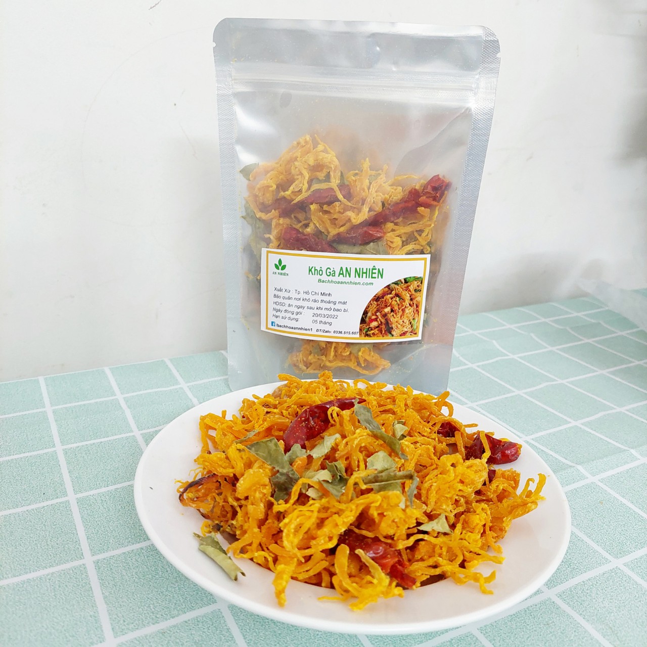 100gr khô gà lá chanh An Nhiên