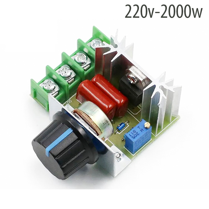 Bộ điều chỉnh điều khiển tốc độ động cơ, độ sáng bóng đèn ac 220v 2000w