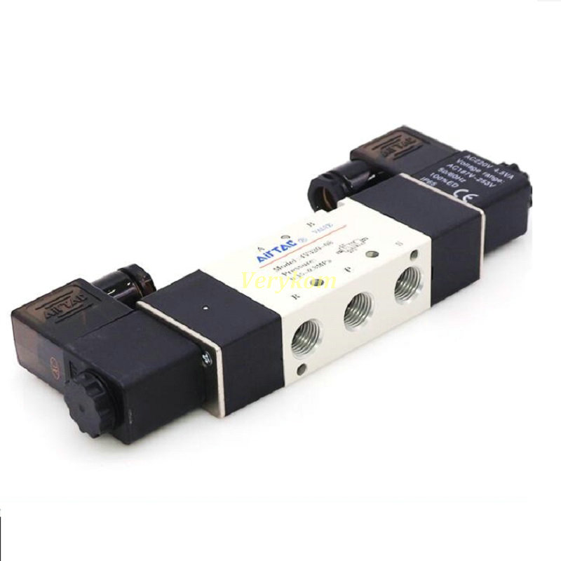 1/8"%20Airtac%204v220-06%202%20-%2020%20Row%20Pneumatic%205%20Way%20Double%20Solenoid%20Valve%20Block%20With%20Fitting%20Manifold%2012v%20Dc%2024v%20Ac%20110v%20220v%2024vdc%20-%20Image%206
