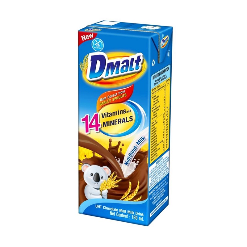 Thùng 48 Hộp Sữa Cacao Lúa Mạch Dmalt 180ml - Sữa Nhập Khẩu Úc