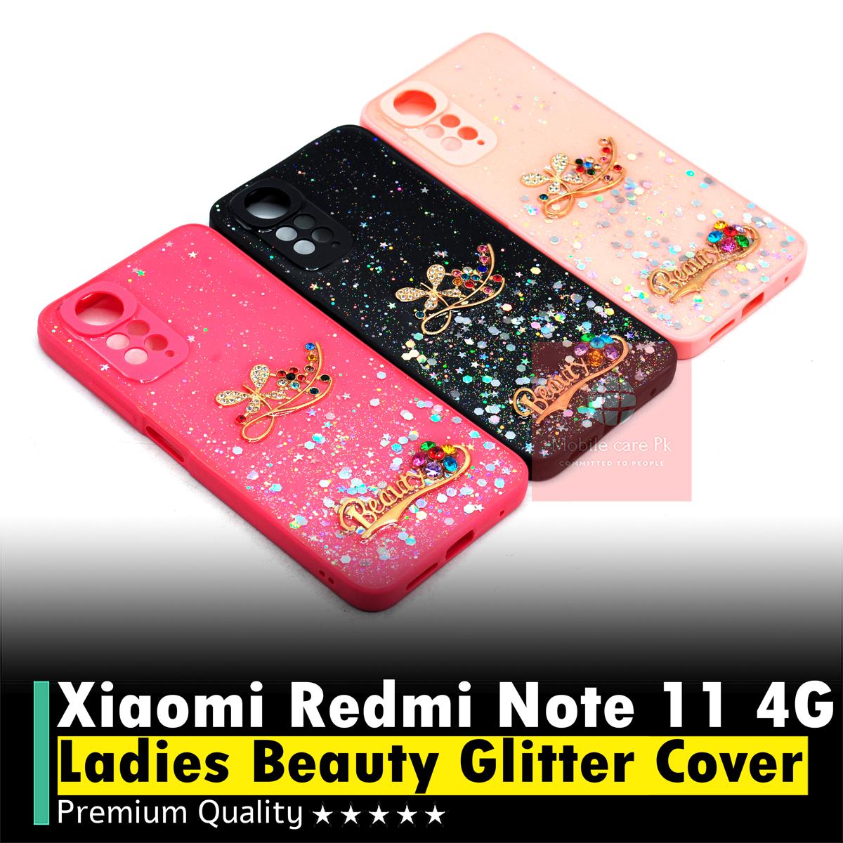 Xiaomi Redmi Note 11 4G Back Cover Shine Glitter Beauty Redmi Note 11 Case For Girls