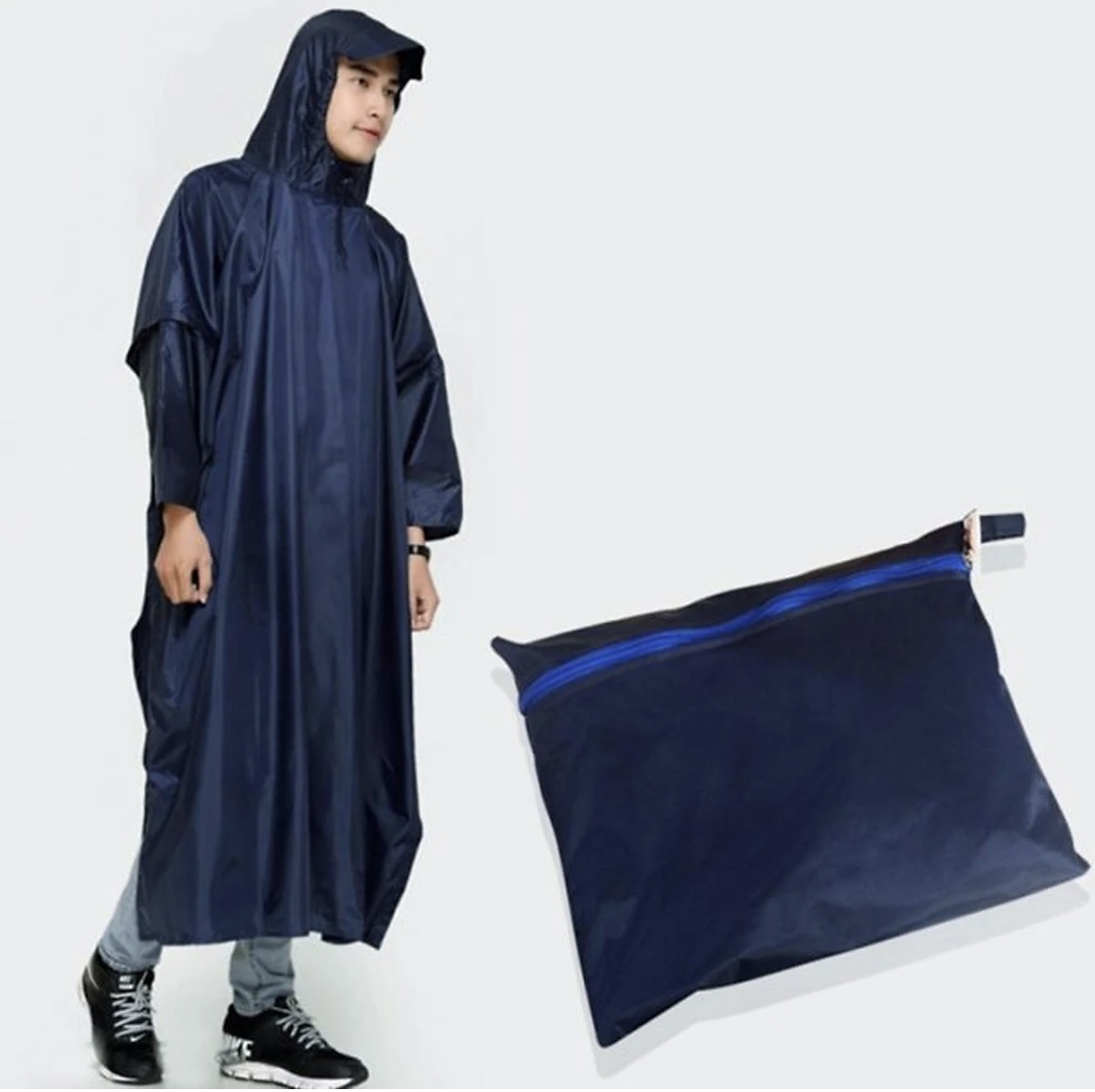 ÁO MƯA CÁNH DƠI VẢI DÙ CAO CẤP_ size 1.4M