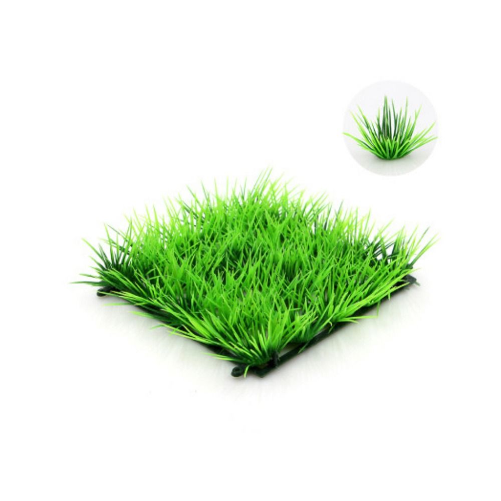 SANTO Plastic 1PC Fake Aquarium Ornaments for Fish Tank Decoration Simulation Grass Plant Lawn Aquatic Plants Fine Pine Artificial Water Grass