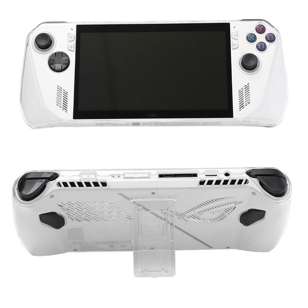 【Hot-Selling】 For ROG Ally Transparent Protective Case Shockproof Back Cover With Bracket Handheld Console Full Coverage Game Accessory.