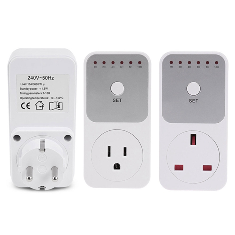 【Unique features】Smart Control Countdown Timer Switch Plug-In Socket ...
