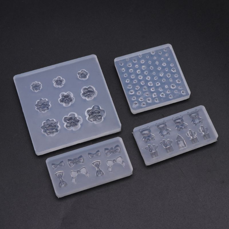 Ship in two days】 3D Soft Silicone Nail for Cross Mold for DIY Nail Decor  Craft Art Maincure Tool