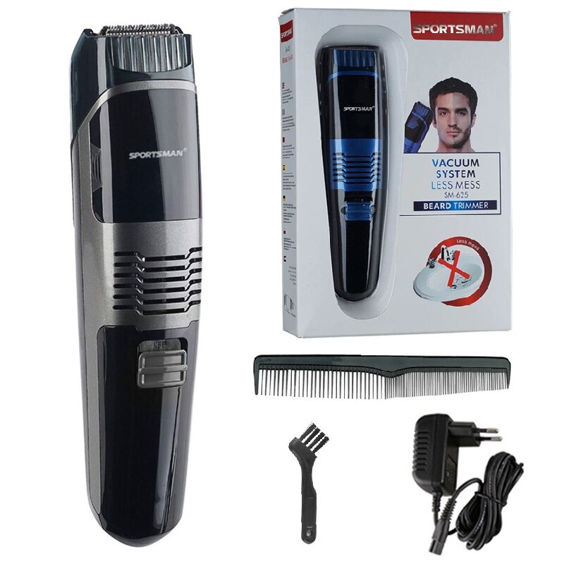Professional Vacuum Beard Trimmer Hair Trimer Stule Mustache Shaping For Men Male Trimer Beard Shaving Machine