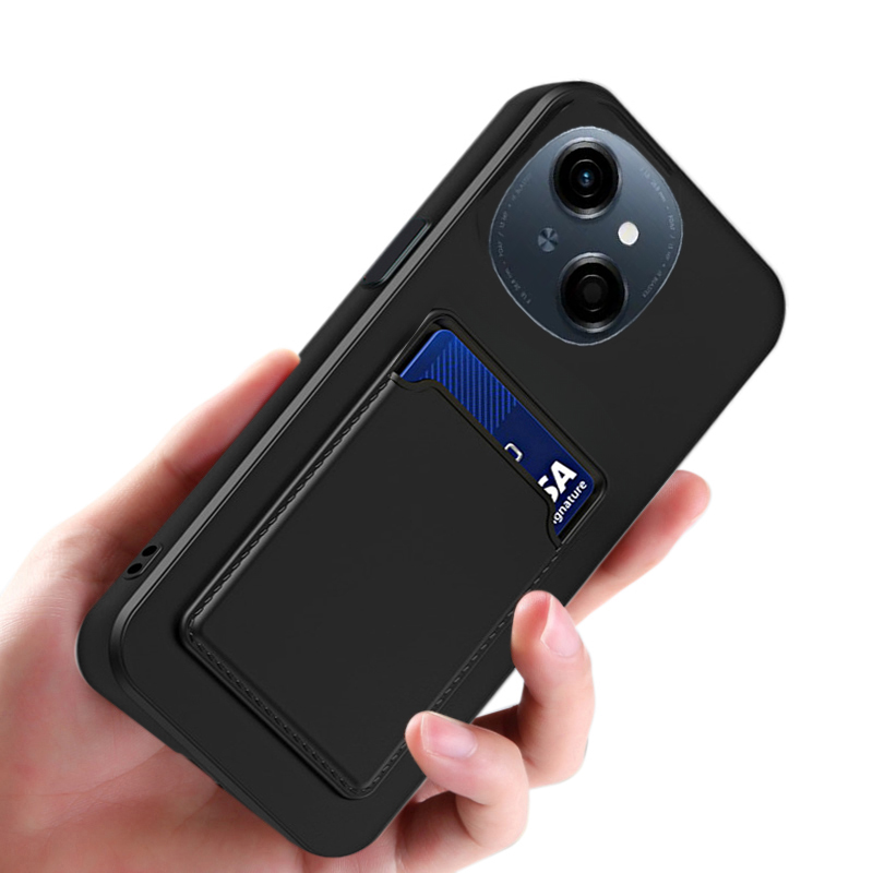 For Tecno Spark Go 1 Case Soft Card Holder Slot Silicone Wallet For ( Tecno Spark Go 1 ) Back cover Phone Cases. 