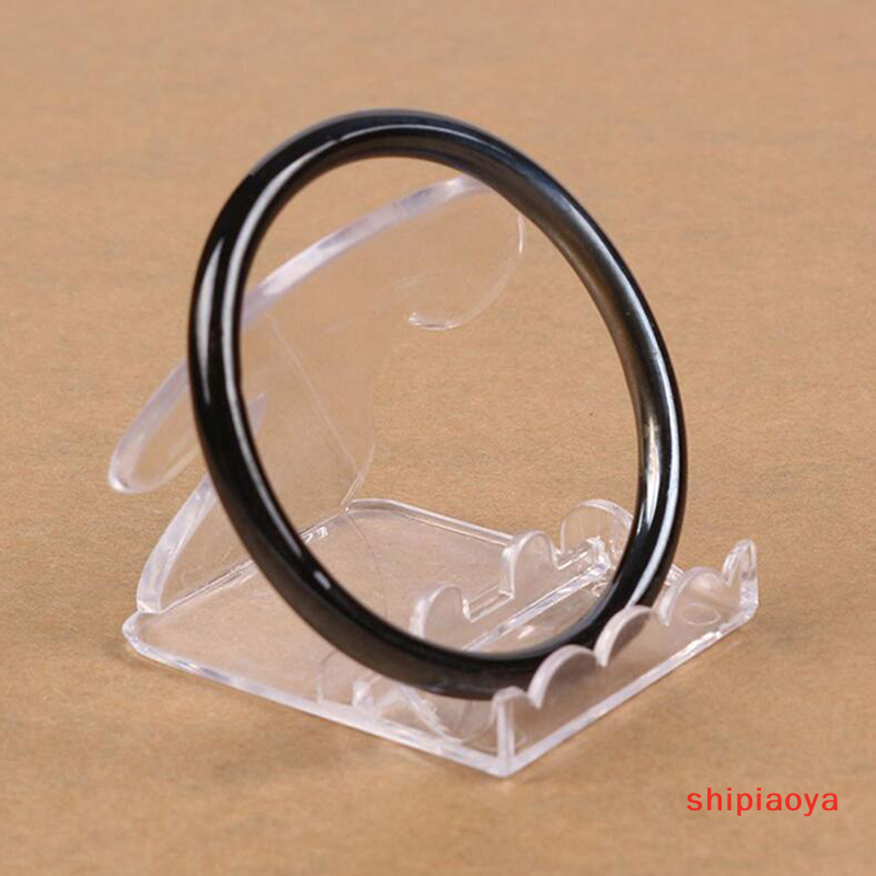 shipiaoya Transparent Acrylic Bracelet Display Rack Bangle Organizer Storage Holder Stand