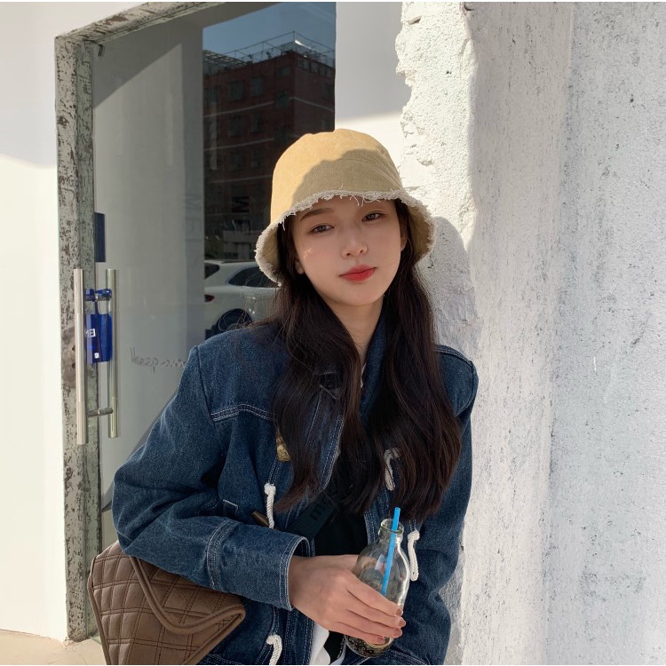 [SẴN]- Mũ nón bucket denim phong cách Ulzzang (M45)