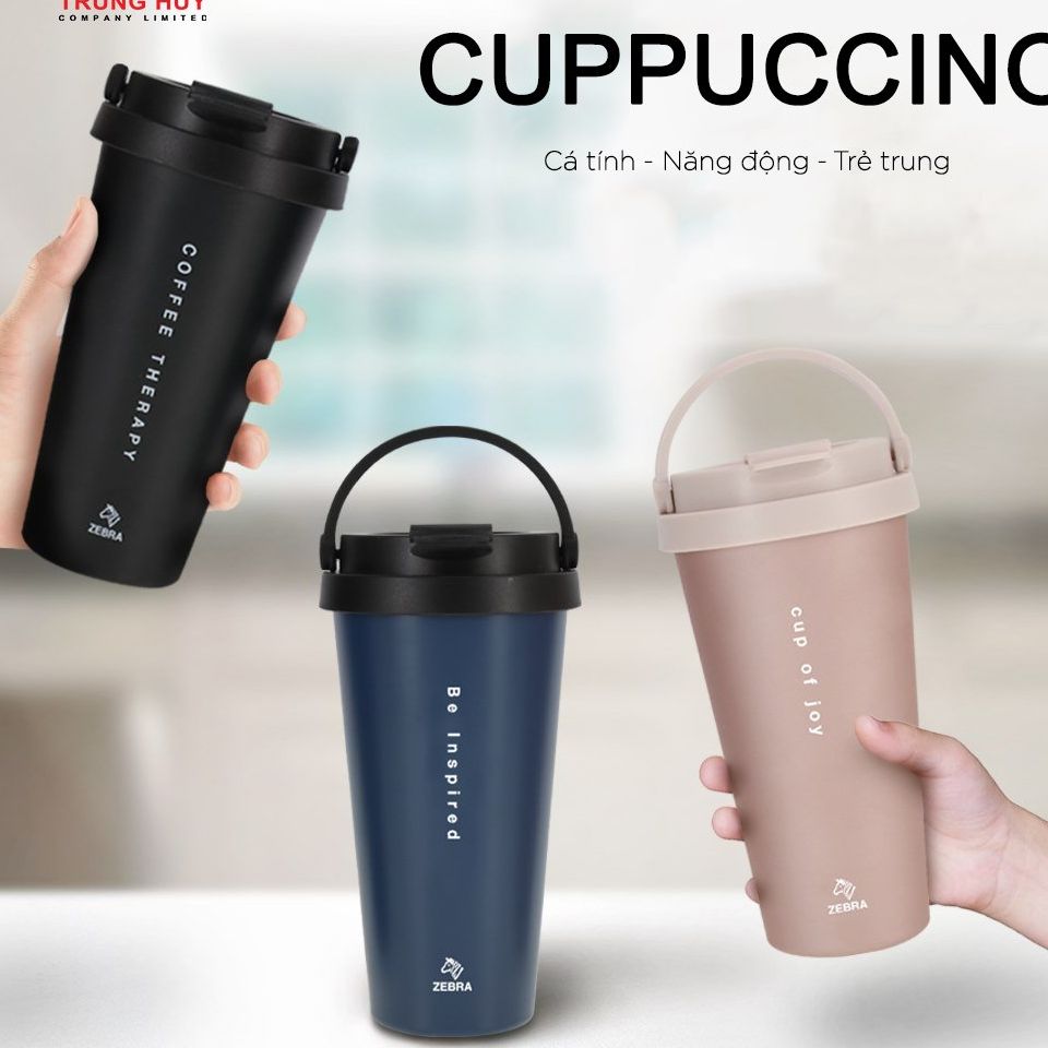 Ly giữ nhiệt Cupuccino 500ml - 112703 zebra Thái Lan