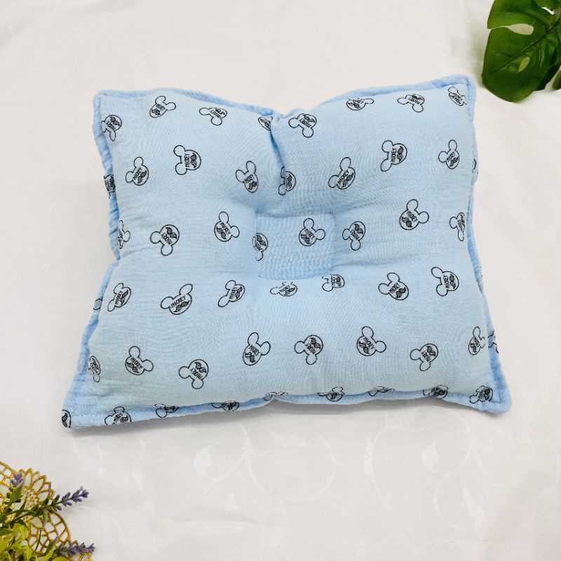Gối lõm xô muslin  cho bé