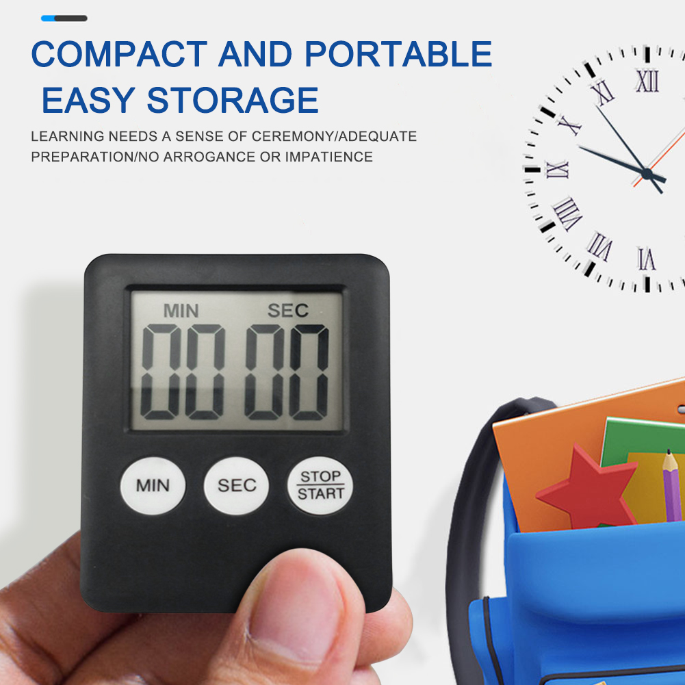 【Free Returns】 Digital Kitchen Timer with Loud Alarm for Cooking, 1-5 Pieces