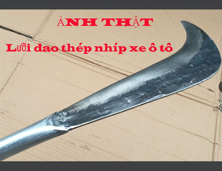 Dao Phát Cây Phát Cỏ Thép Nhíp Xe Cán Sắt