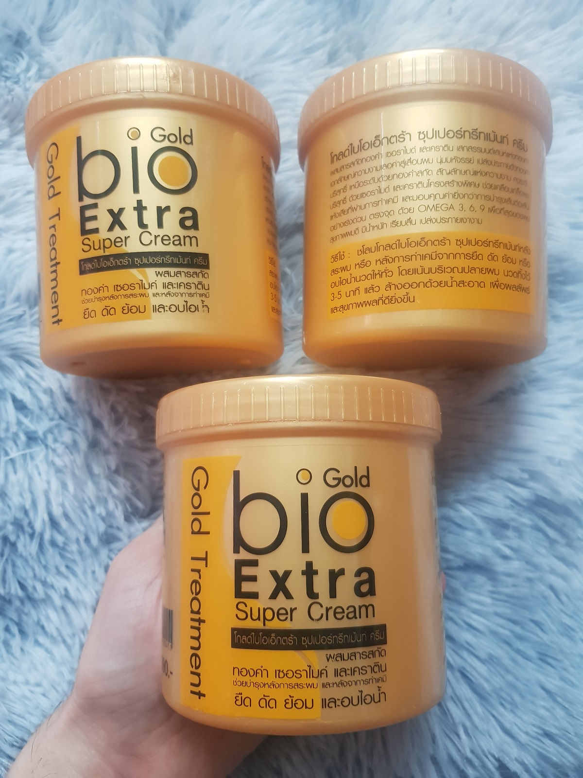 Kem ủ tóc bio gold treatment thái lan 500ml siêu mềm mượt