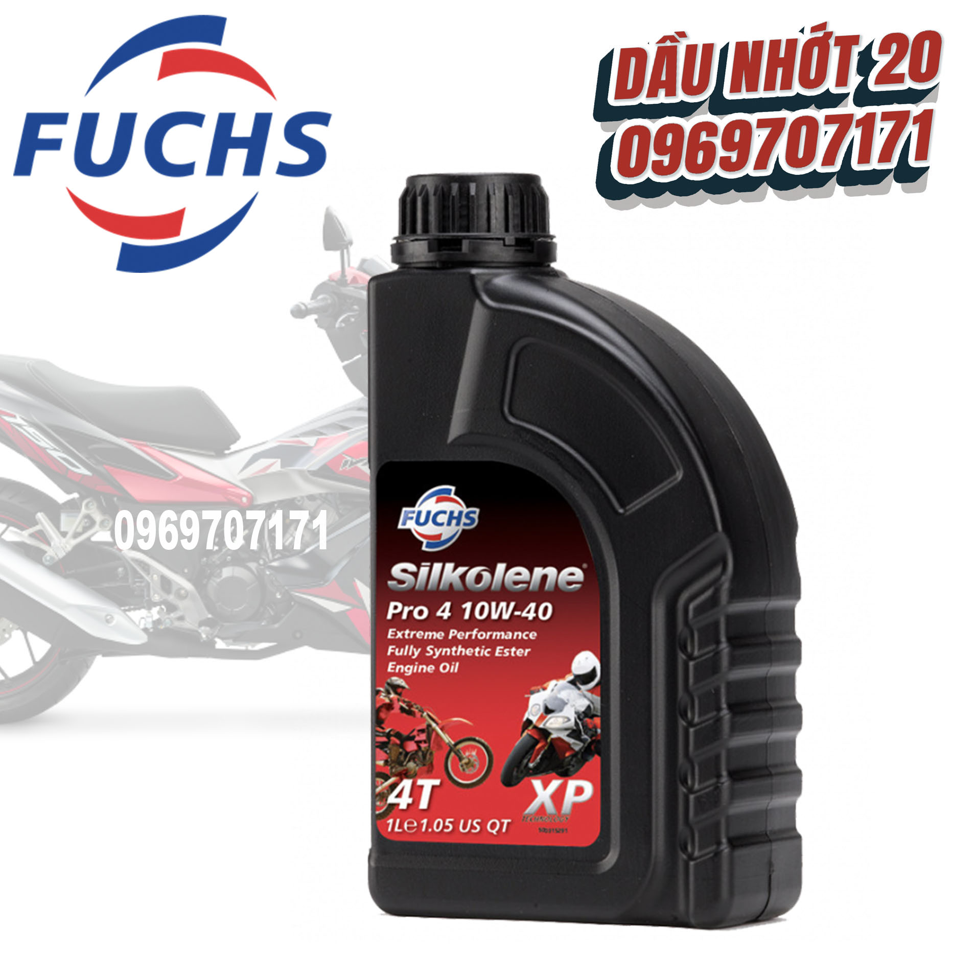 Nhớt fuchs sikolene pro 4 xp 10w40