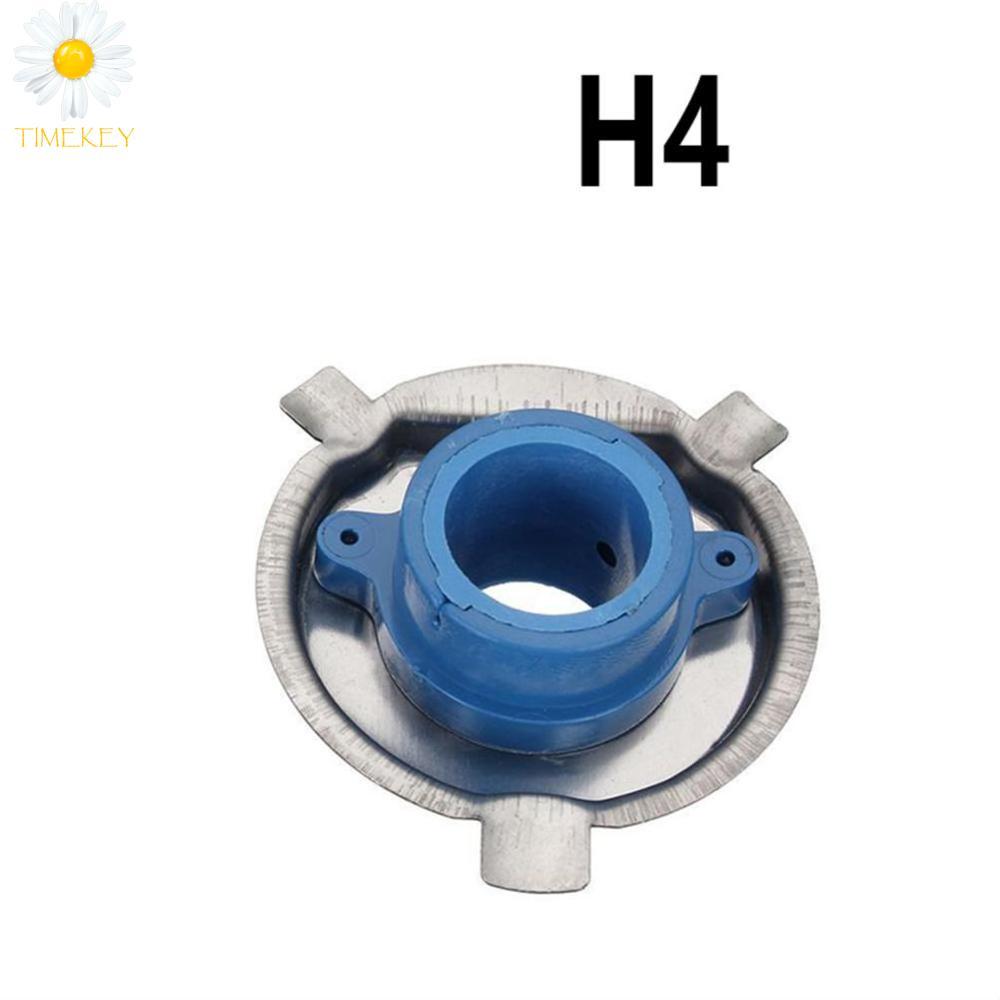 Timekey 2pcs led headlight bulb base adapter socket retainer h1/h3/h4/h7/h11/hb3