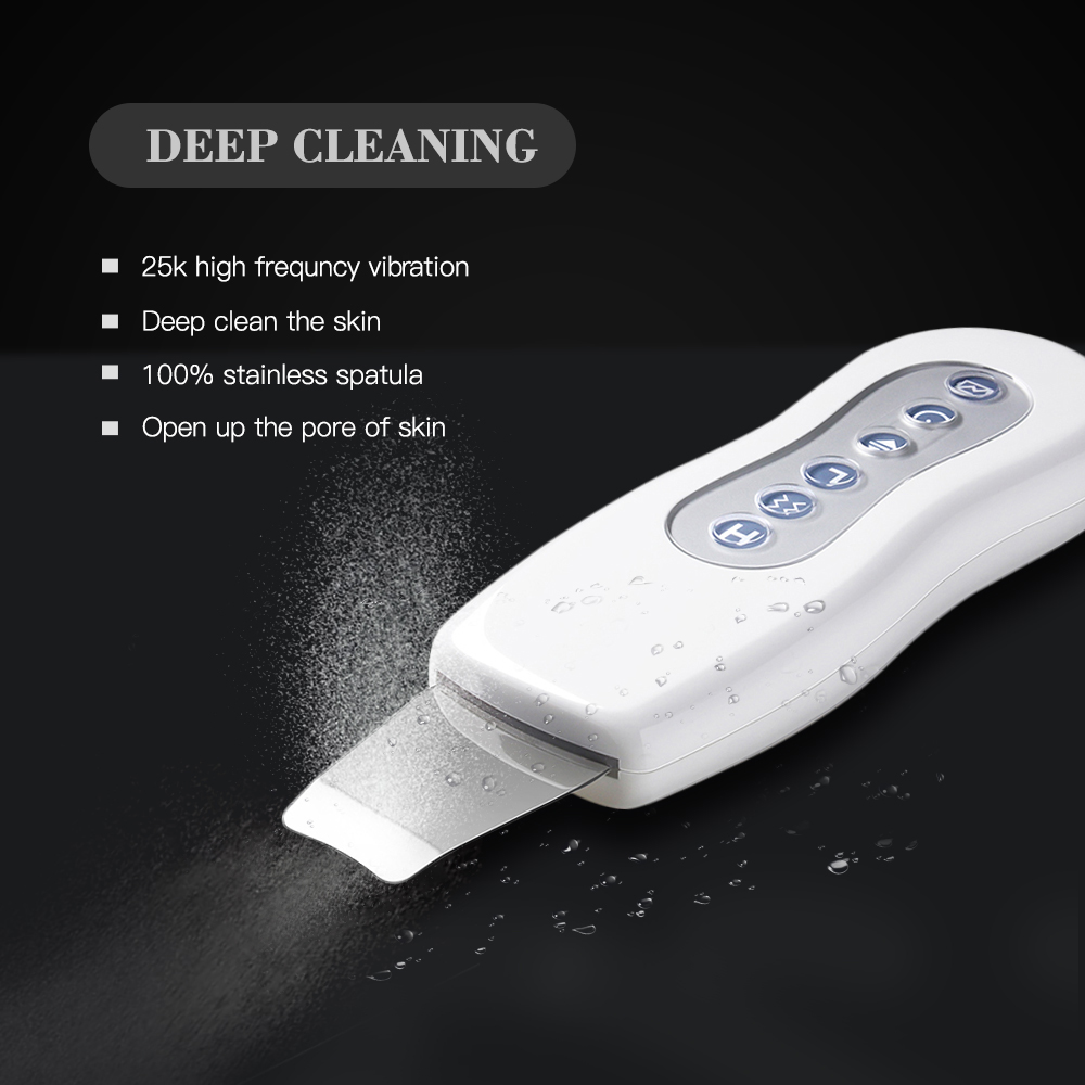 Beauty Star Ultrasonic Face Cleaner Skin Scrubber Ultrasound Vibration Massager Ultrasound Peeling Clean Tone Lift Scrubber. 