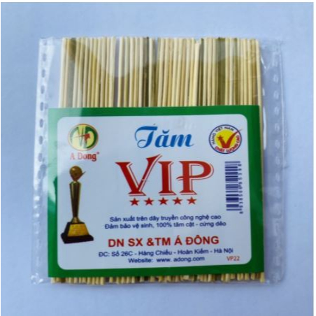 Set 5 gói tăm tre việt nam xỉa răng