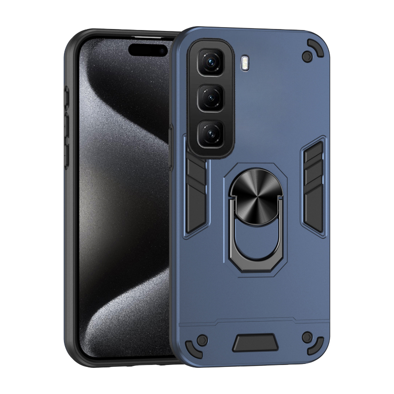 Phone Case infinix Hot 60 Pro Plus Back Cover with Holder Ring Car Adsorption Cases Casing hp for infinix Hot 60i Cover Cases. 