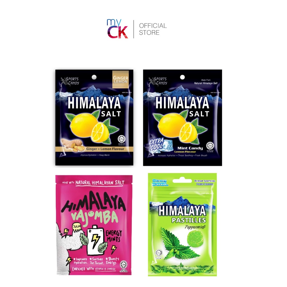 SG] Bundle of 1/2 - Himalaya Salt Candy Mint Sports Lemon Honey Lime Ginger  Sweet