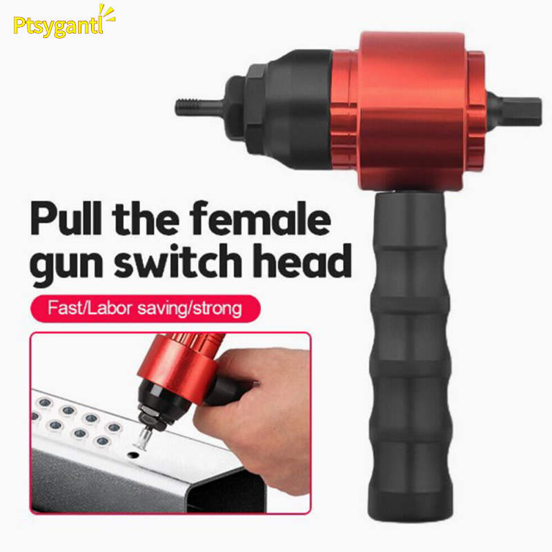 Ptsygantl Lanlan M3-m8 Electric Rivet Gun Rivet Nut Drill Bit Adapter Insert Nut Riveting Tool For Electric Drill/hand Wrench