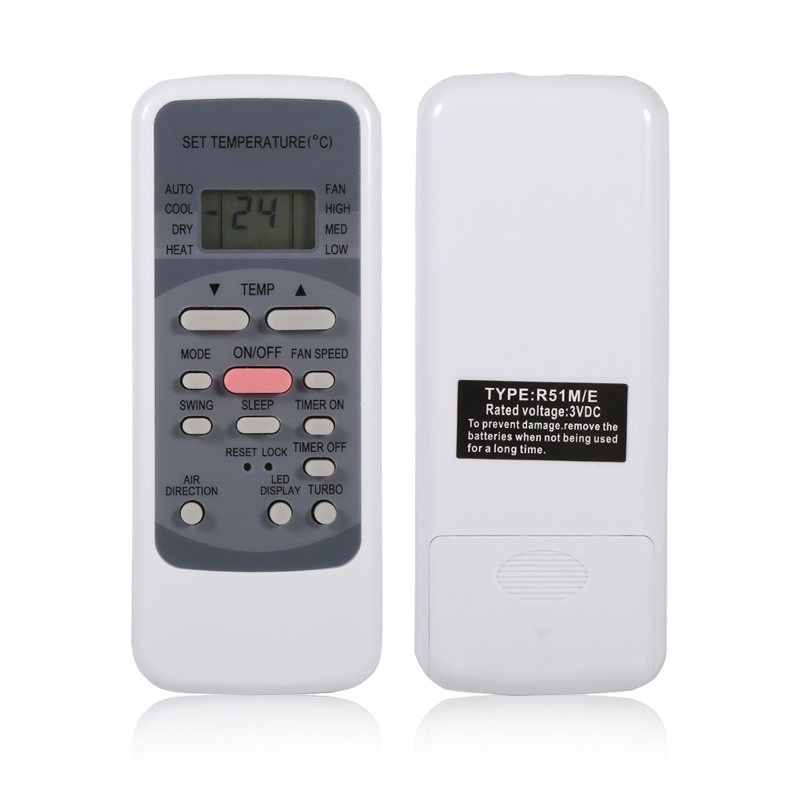 [Newkits] New Fashion Air Conditioner Remote Control Replacement Universal Controller For Midea R51M/E