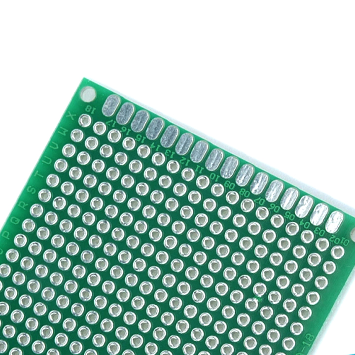 PCB Đục Lỗ 5x7cm 1 Mặt Phủ Xanh Loại Tốt