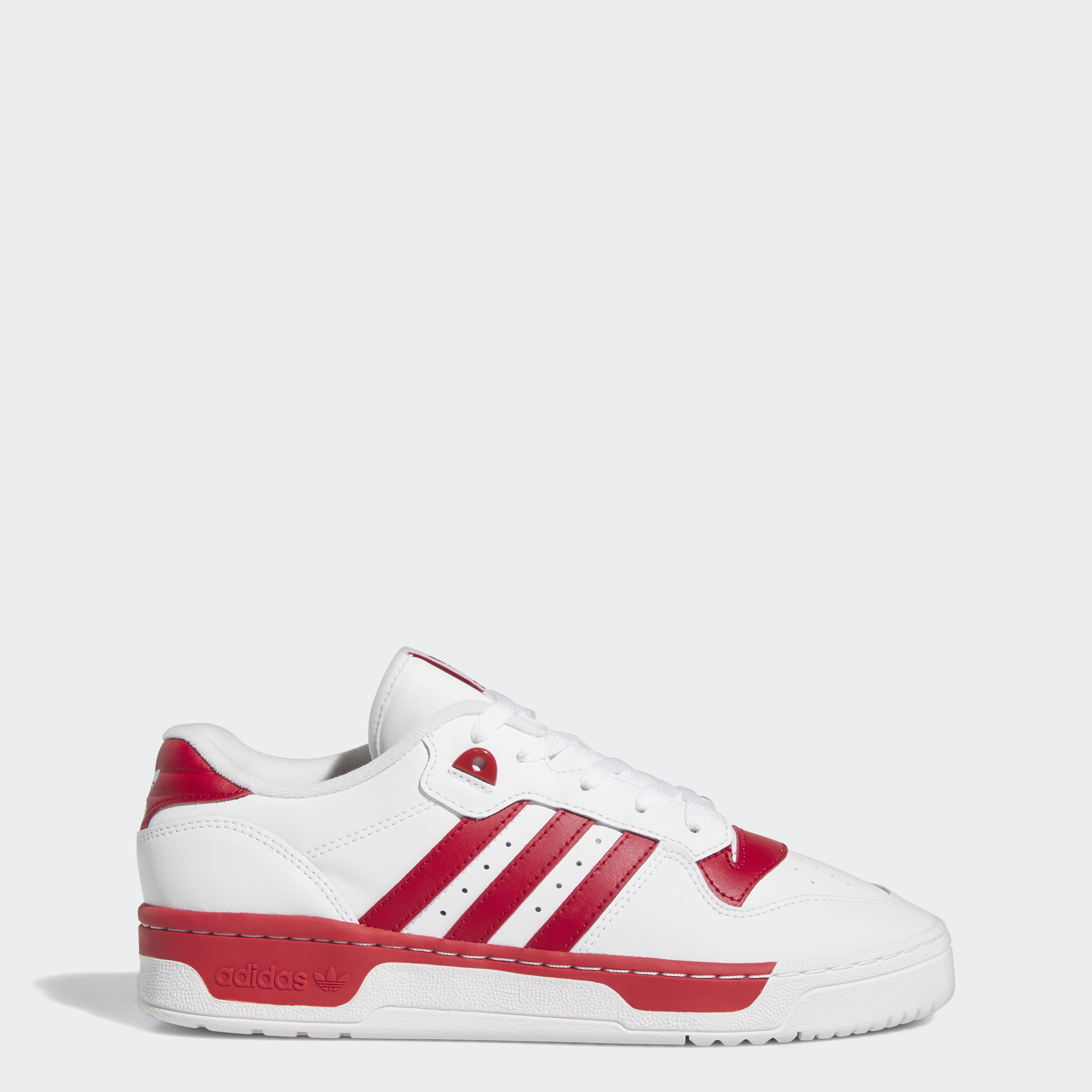 Adidas bóng rổ giày rivalry low nam trắng gz9793