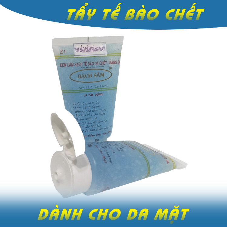 Kem tẩy tế bào chết da mặt Bạch sâm 60ml