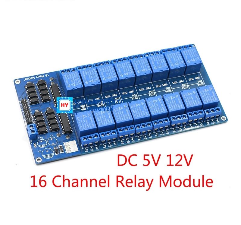 Module Relay 16 Kênh 5V - 12V 10A/220V
