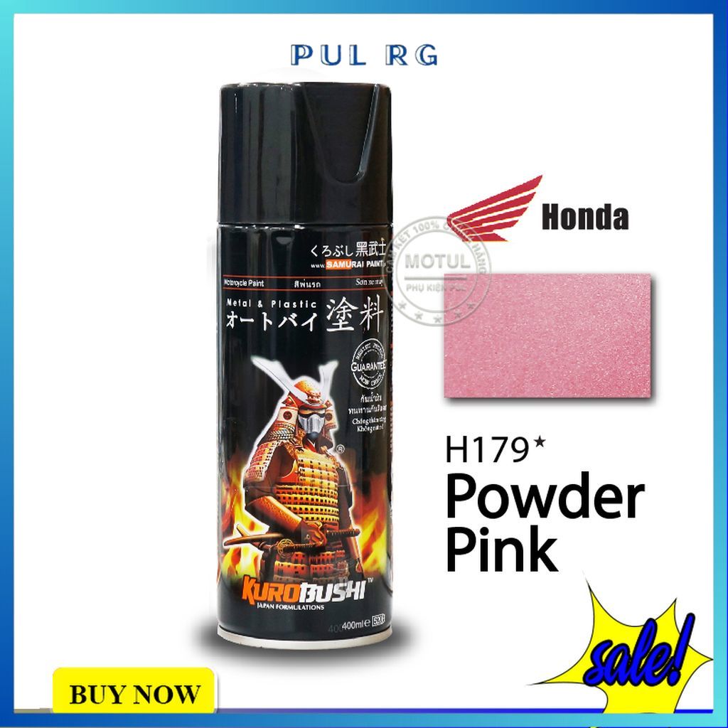 Sơn samurai màu hồng phấn H179 bám tốt chống gỉ sét hàng chính hãng