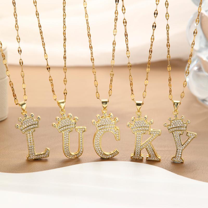 %E3%80%90Hot%20demand%E3%80%91Fashion%20Luxury%20A-Z%20Crown%20Alphabet%20Pendant%20Chain%20Necklace%20Punk%20Style%20Lucky%20Initia%20Super%20Baby%20-%20Image%202