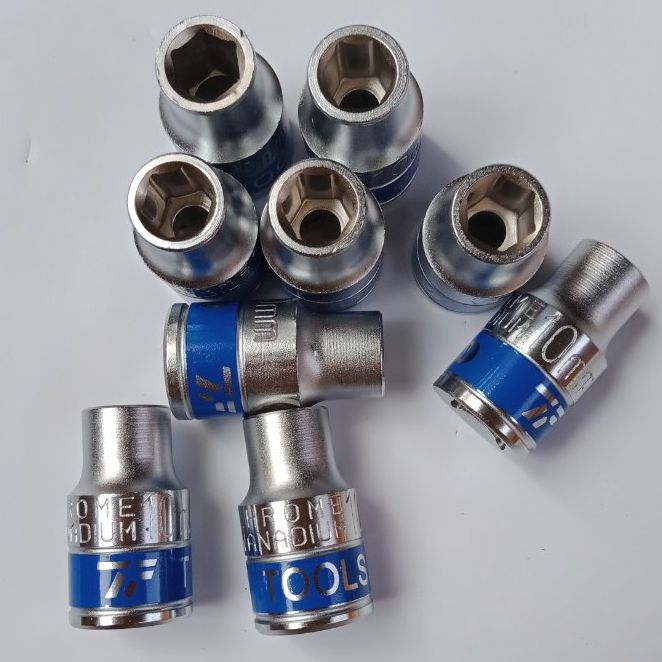 Đầu Khẩu lục giác 22 ; 23 ; 24 ; 27 ; 30 ; 32( tuýp vặn tháo mở ốc 1/2)