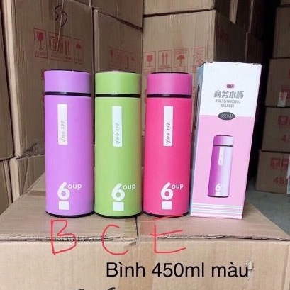 Bình nước giữ nhiệt Mini lõi thủy tinh 400ml