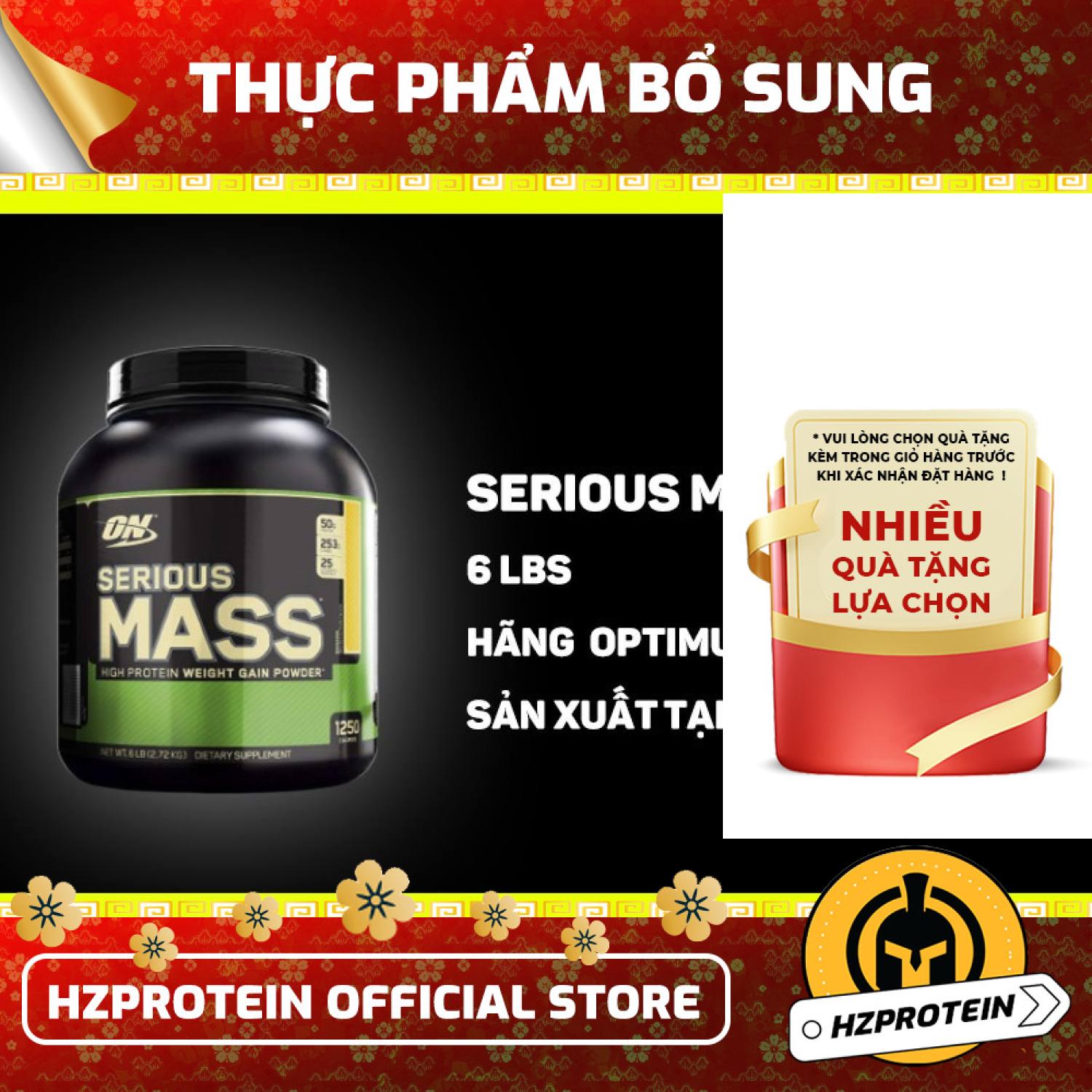 [HCM] SERIOUS MASS - HIGH-QUALITY WEIGHT GAINER WITH VITAMINS FOR WEIGHT GAIN (6 LBS)