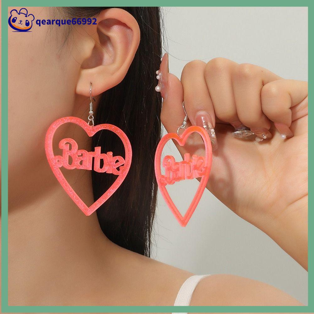 Inspired from the movie Barbie, I made these cute pink earrings.. Please  rate my work : r/crafts