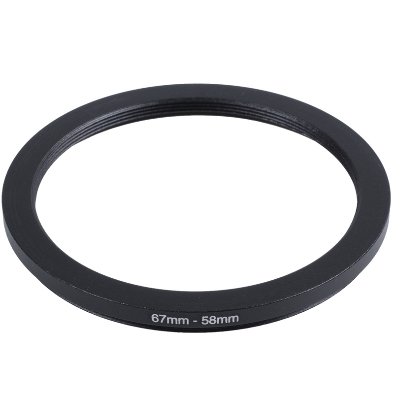 67mm-58mm 67mm to 58mm black ring adapter for camera