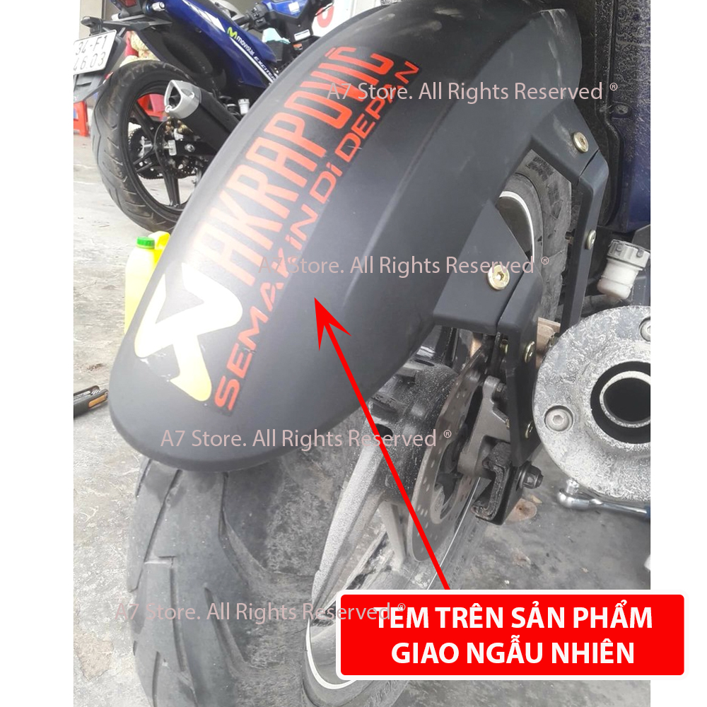 Dè Chắn Bùn 4 Chân EXCITER - TEM NGẪU NHIÊN
