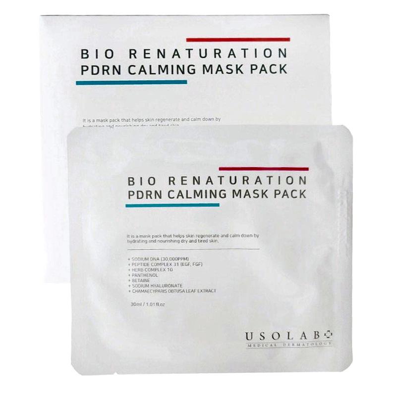 Imports-mask usolab bio renaturation pdrn calming mask pack skin regeneration skin repair DNA salmon-duocmyphamdran