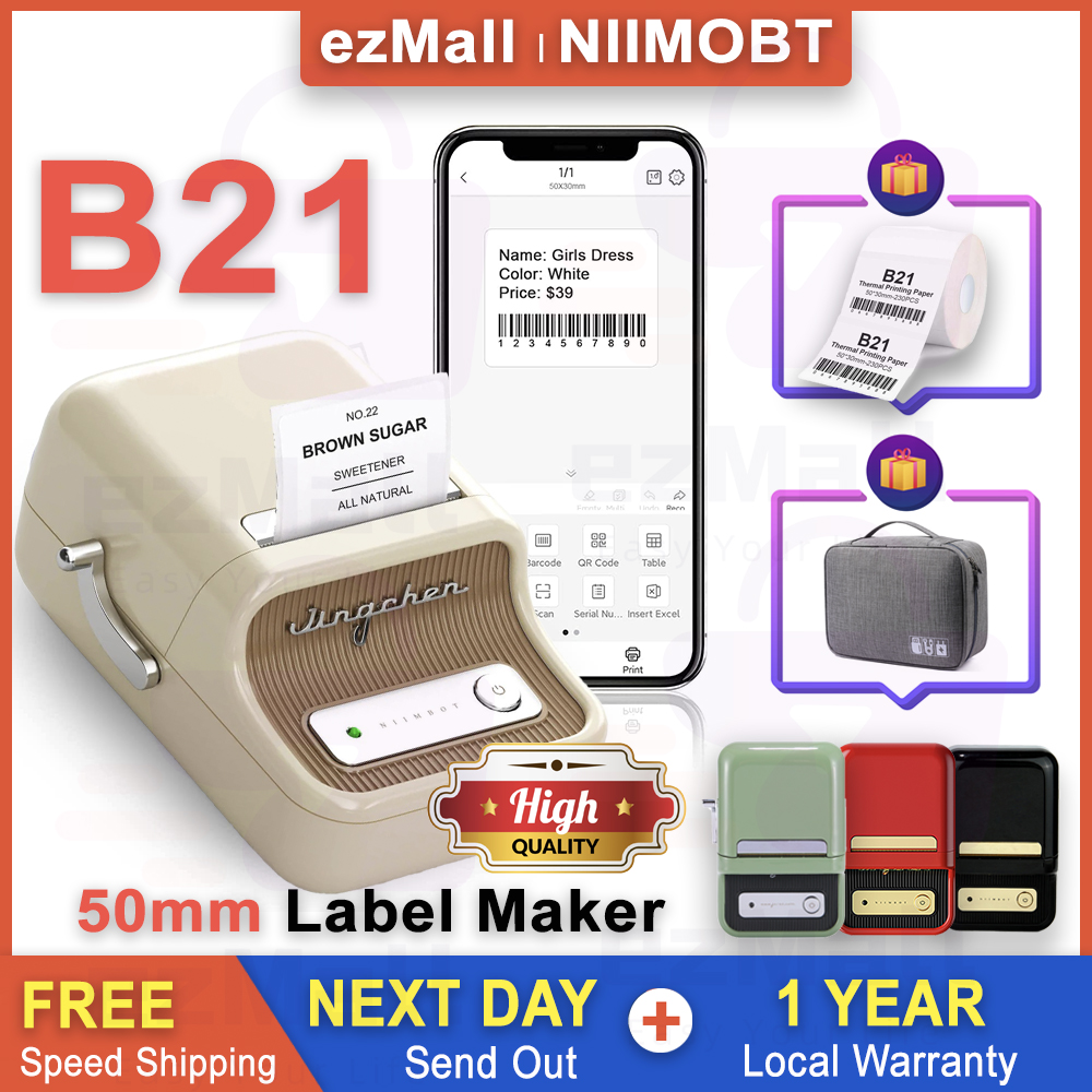 REVIEW: NIIMBOT B21 Inkless Mini Thermal Printer & Label Maker