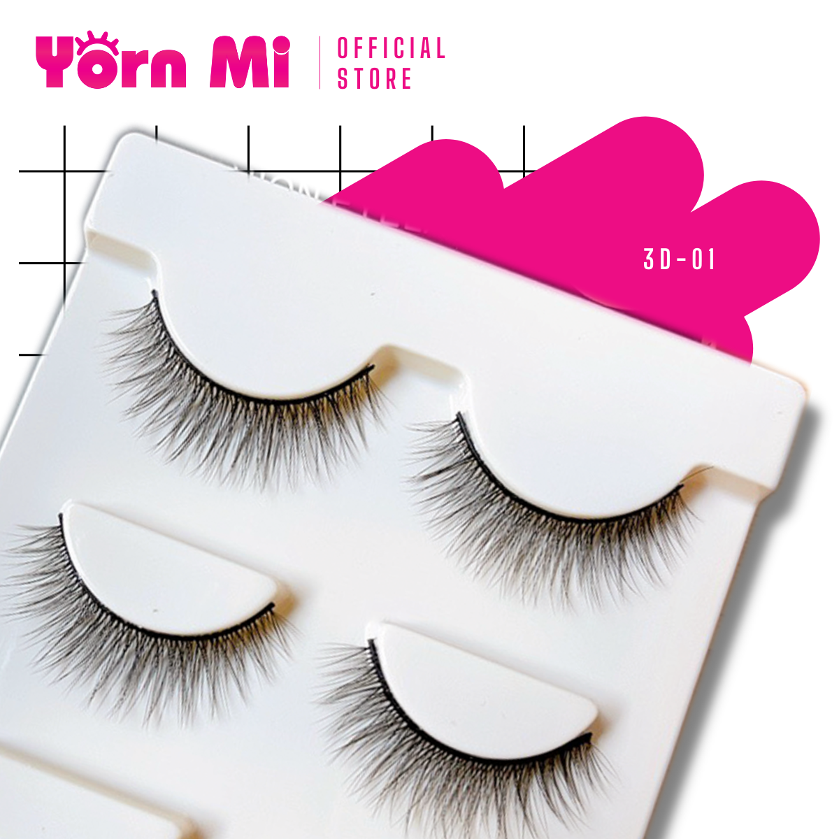 LÔNG MI GIẢ 3D-01 SỢI MẢNH