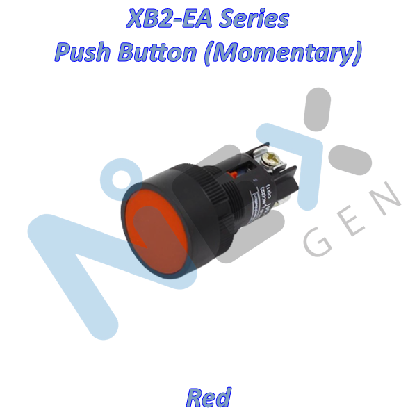 XB2EA Series 22mm round push button momentary button flat head auto
