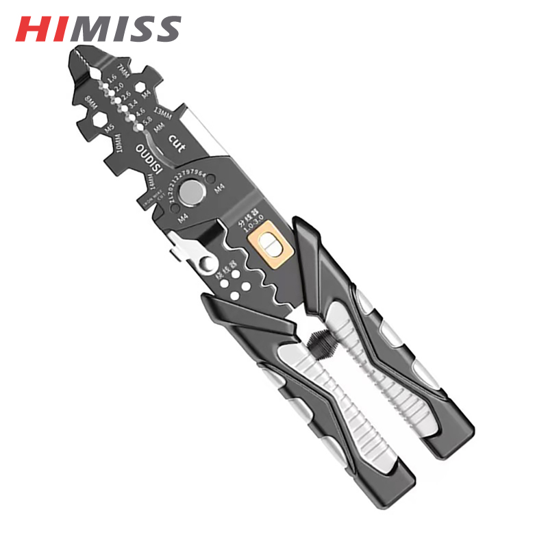 TC 25-in-1 Multifunction Wire Strippers, Wire Stripper Tool, Lockable Design 8" Multifunctional Wire Stripping Crimping Tool Gift For Father, Electrician, Lineman