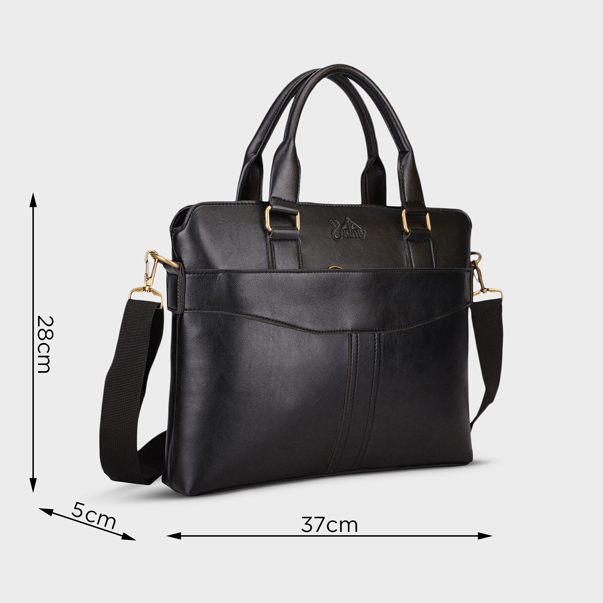 Yuumy Office Briefcase (Large-Sized Women's Work Fashion - Leather Briefcase Caym06)