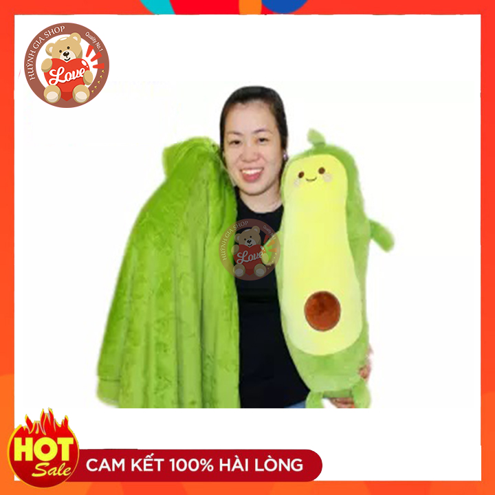 [HCM] [CAO CAP]Thú bông trái bơ có mền cute_dễ thương