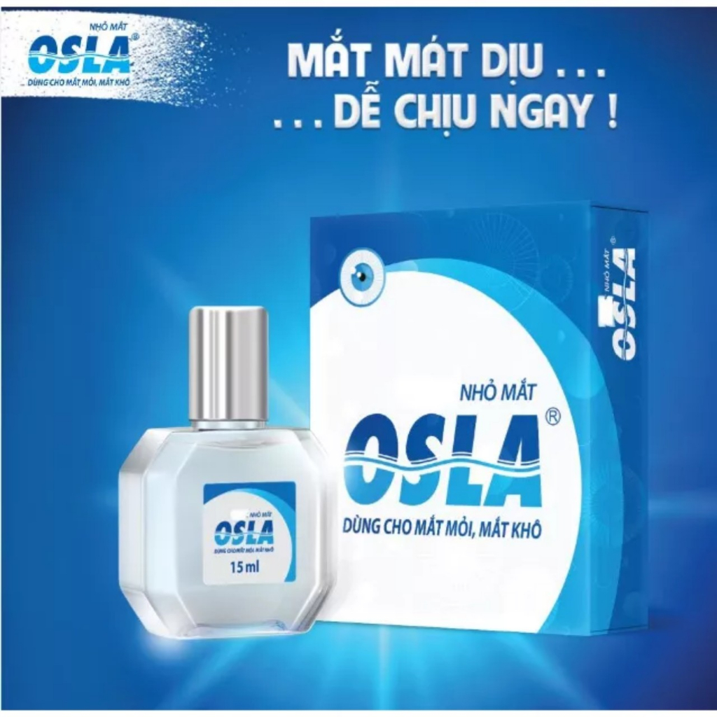 [Cam kết chính hãng] Nước nhỏ mắt Osal chống mỏi, khô mắt - chai 15ml