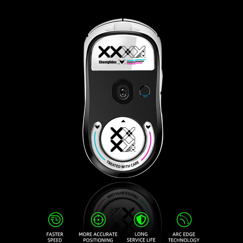 Mouse Glide Skates For Logitech G Pro X Superlight 2 Wireless Gaming Glass Mouse Anti Slip Feet Stickers Queena. 