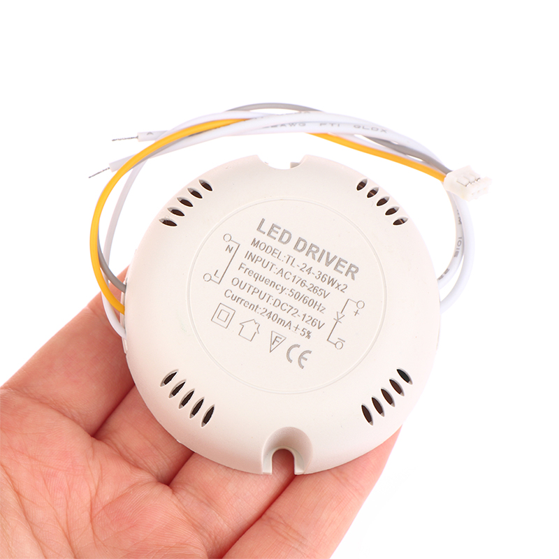8-24W/25-36W LED Driver light Ceiling Power Supply Double color lighting transformers AC176-265V. 