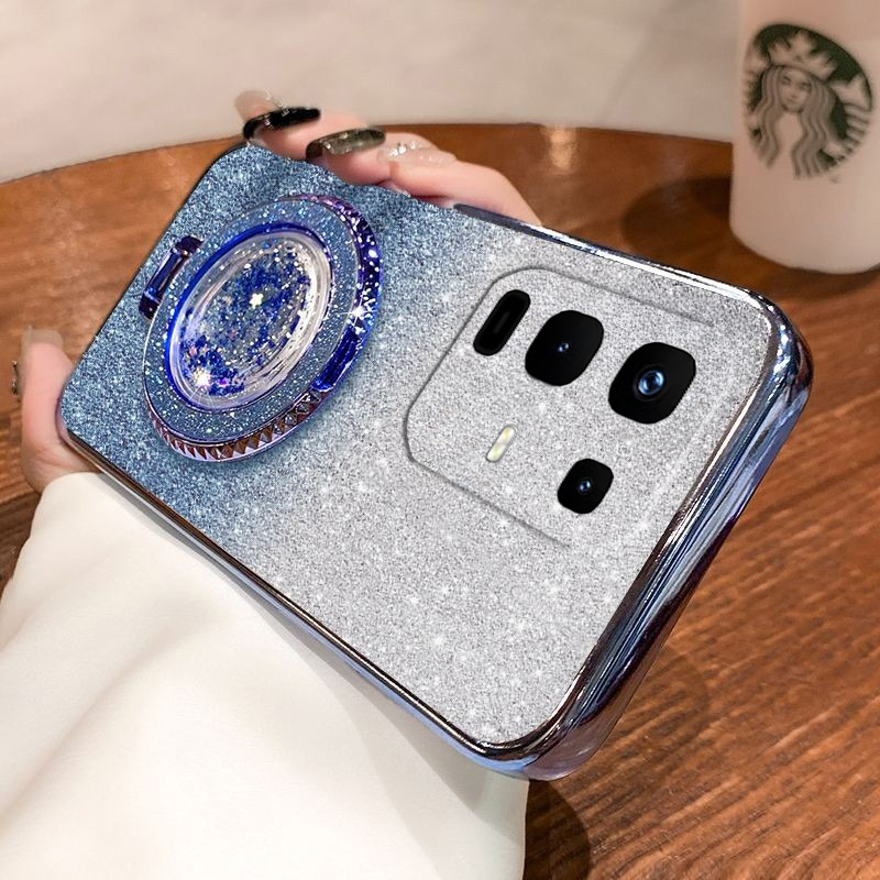 Phone cover infinix Note 50Pro Back case with Liquid Glitter Quicksand hourglass Stand Holder Luxury Shiny Gradient Plating Girls Slim For infinix Note 50 Pro + Phone cases. 
